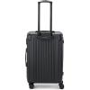 imageMarc New York Lotus 25quot Upright Luggage Blue Steel MediumBlack