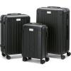 imageMarc New York Lotus 25quot Upright Luggage Blue Steel MediumBlack