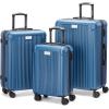 imageMarc New York Lotus 25quot Upright Luggage Blue Steel MediumBlue Steel