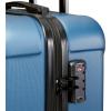 imageMarc New York Lotus 25quot Upright Luggage Blue Steel MediumBlue Steel