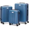 imageMarc New York Lotus 25quot Upright Luggage Blue Steel MediumBlue Steel