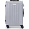 imageMarc New York Lotus 25quot Upright Luggage Blue Steel MediumSilver