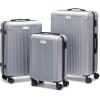 imageMarc New York Lotus 25quot Upright Luggage Blue Steel MediumSilver