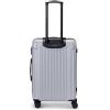 imageMarc New York Lotus 25quot Upright Luggage Blue Steel MediumSilver