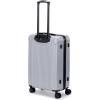 imageMarc New York Lotus 25quot Upright Luggage Blue Steel MediumSilver