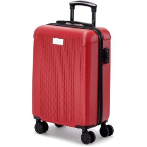 imageMarc New York Lotus 21quot Upright Luggage Black Carry OnFlame