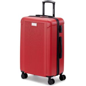 imageMarc New York Lotus 25quot Upright Luggage Blue Steel MediumFlame