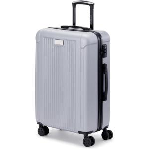 imageMarc New York Lotus 25quot Upright Luggage Blue Steel MediumSilver