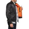 imageLevis Flight Satin Bomber JacketBlack Ma1 Filled