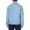 imageLevis Mens Cotton Canvas Harrington JacketLight Wash Denim