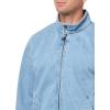 imageLevis Mens Cotton Canvas Harrington JacketLight Wash Denim