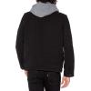 imageLevis Mens Washed Cotton Hooded Military Jacket Regular ampamp Big ampamp Tall SizesBlackQuilted Lining