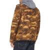 imageLevis Mens Washed Cotton Hooded Military Jacket Regular ampamp Big ampamp Tall SizesBrown CamoSherpa Lined