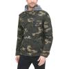 imageLevis Mens Washed Cotton Hooded Military Jacket Regular ampamp Big ampamp Tall SizesCamoSherpa Lined
