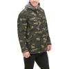 imageLevis Mens Washed Cotton Hooded Military Jacket Regular ampamp Big ampamp Tall SizesCamoSherpa Lined