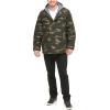 imageLevis Mens Washed Cotton Hooded Military Jacket Regular ampamp Big ampamp Tall SizesCamoSherpa Lined