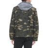 imageLevis Mens Washed Cotton Hooded Military Jacket Regular ampamp Big ampamp Tall SizesCamoSherpa Lined