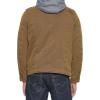 imageLevis Mens Washed Cotton Hooded Military Jacket Regular ampamp Big ampamp Tall SizesKhakiSherpa Lined