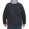 imageLevis Mens Washed Cotton Hooded Military Jacket Regular ampamp Big ampamp Tall SizesNavySherpa Lined