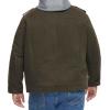 imageLevis Mens Washed Cotton Hooded Military Jacket Regular ampamp Big ampamp Tall SizesOliveSherpa Lined