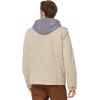 imageLevis Mens Washed Cotton Hooded Military Jacket Regular ampamp Big ampamp Tall SizesStoneSherpa Lined