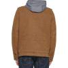 imageLevis Mens Washed Cotton Hooded Military Jacket Regular ampamp Big ampamp Tall SizesWorker BrownSherpa Lined