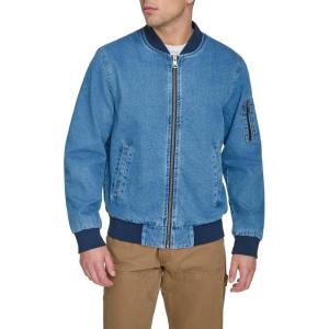 imageLevis Flight Satin Bomber JacketMedium Wash Denim