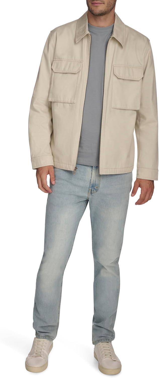 imageLevis mens 2chest Pocket Workwear ShacketCream Rookie Slub