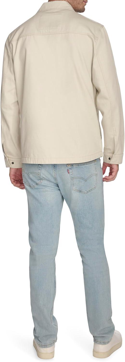 imageLevis mens 2chest Pocket Workwear ShacketCream Rookie Slub