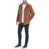 imageLevis Mens Faux Leather Shirt JacketCognac Faux Suede