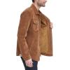 imageLevis Mens Faux Leather Shirt JacketCognac Faux Suede