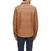 imageLevis Mens Faux Leather Shirt JacketSaddle Faux Leather