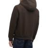 imageLevis Mens Workwear Cotton Canvas Hooded Bomber Jacket Regular ampamp Big ampamp Tall SizesDark Brown 2