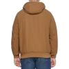 imageLevis Mens Workwear Cotton Canvas Hooded Bomber Jacket Regular ampamp Big ampamp Tall SizesDark Brown