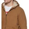 imageLevis Mens Workwear Cotton Canvas Hooded Bomber Jacket Regular ampamp Big ampamp Tall SizesDark Brown