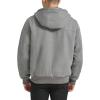 imageLevis Mens Workwear Cotton Canvas Hooded Bomber Jacket Regular ampamp Big ampamp Tall SizesGreySherpa Lined