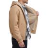 imageLevis Mens Workwear Cotton Canvas Hooded Bomber Jacket Regular ampamp Big ampamp Tall SizesLight Tan