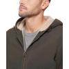 imageLevis Mens Workwear Cotton Canvas Hooded Bomber Jacket Regular ampamp Big ampamp Tall SizesOlive Welt Pockets Sherpa