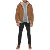 imageLevis Mens Workwear Cotton Canvas Hooded Bomber Jacket Regular ampamp Big ampamp Tall SizesWorker Brown 2