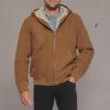 imageLevis Mens Workwear Cotton Canvas Hooded Bomber Jacket Regular ampamp Big ampamp Tall SizesWorker Brown 2