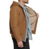 imageLevis Mens Workwear Cotton Canvas Hooded Bomber Jacket Regular ampamp Big ampamp Tall SizesWorker Brown 2