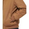 imageLevis Mens Workwear Cotton Canvas Hooded Bomber Jacket Regular ampamp Big ampamp Tall SizesWorker Brown Welt Pockets Sherpa