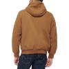 imageLevis Mens Workwear Cotton Canvas Hooded Bomber Jacket Regular ampamp Big ampamp Tall SizesWorker Brown Welt Pockets Sherpa