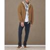 imageLevis Mens Workwear Cotton Canvas Hooded Bomber Jacket Regular ampamp Big ampamp Tall SizesWorker Brown Welt Pockets Sherpa