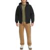 imageLevis Mens Workwear Cotton Canvas Hoody Bomber Jacket Regular ampamp Big ampamp Tall SizesBlack Quilted Lining