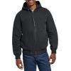 imageLevis Mens Workwear Cotton Canvas Hoody Bomber Jacket Regular ampamp Big ampamp Tall SizesNavy Quilted Lining