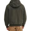imageLevis Mens Workwear Cotton Canvas Hoody Bomber Jacket Regular ampamp Big ampamp Tall SizesOlive Quilted Lining