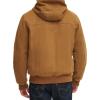 imageLevis Mens Workwear Cotton Canvas Hoody Bomber Jacket Regular ampamp Big ampamp Tall SizesWorker Brown Quilted Lining