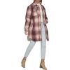 imageLevis Womens Wool Blend Sherpa Lined Long Shacket Standard ampamp Plus SizesBlush Ombre