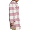 imageLevis Womens Wool Blend Sherpa Lined Long Shacket Standard ampamp Plus SizesMauve Plaid